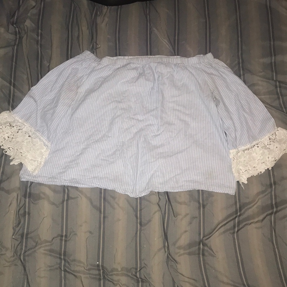 Off the shoulder shirt